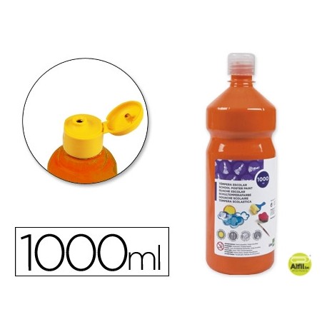 TEMPERA ESCOLAR LAVABLE GIOTTO 1000 ML NARANJA