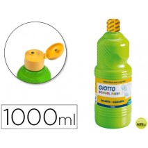 TEMPERA ESCOLAR LAVABLE GIOTTO 1000 ML VERDE CINABRIO