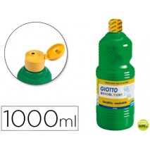 TEMPERA ESCOLAR LAVABLE GIOTTO 1000 ML VERDE OSCURO