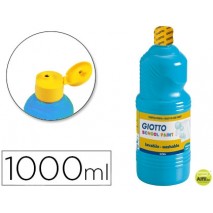 TEMPERA ESCOLAR LAVABLE GIOTTO 1000 ML AZUL CYAN