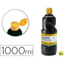 TEMPERA ESCOLAR LAVABLE GIOTTO 1000 ML NEGRA