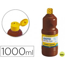 TEMPERA ESCOLAR LAVABLE GIOTTO 1000 ML MARRON