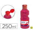 TEMPERA ESCOLAR PURPURINA GLITTER GIOTTO 250 ML MAGENTA