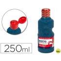 TEMPERA ESCOLAR PURPURINA GLITTER GIOTTO 250 ML AZUL