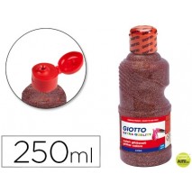 TEMPERA ESCOLAR PURPURINA GLITTER GIOTTO 250 ML BRONCE