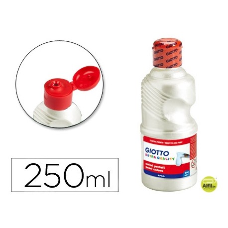 TEMPERA ESCOLAR PEARL GIOTTO 250 ML BLANCO