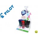 BOLIGRAFO PILOT SODA RETACTIL TINTA BASE ACEITE EXPOSITOR DE 60 UNIDADES COLORES SURTIDOS