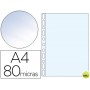 FUNDA MULTITALADRO ESSELTE DIN A4 POLIPROPILENO 80 MC 11 TALADROS CRISTAL