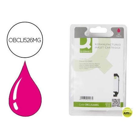 INK-JET Q-CONNECT COMPATIBLE CANON CLI-526M MAGENTA