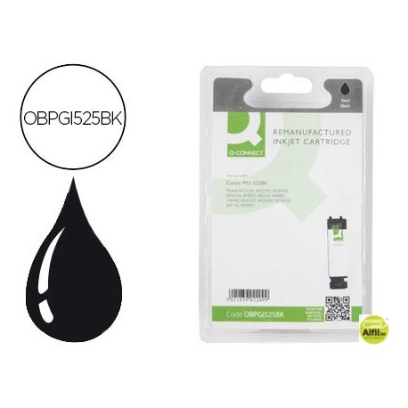 INK-JET Q-CONNECT COMPATIBLE CANON PGI-525BK NEGRO