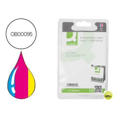 INK-JET Q-CONNECT COMPATIBLE EPSON STYLUS PHOTO 790/870/875DC/890/895/915 COLOR 46ML