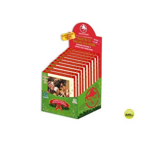 FELICITACION NAVIDAD ARGUVAL PROYECTO HOMBRE EXPOSITOR DE 10 UNIDADES