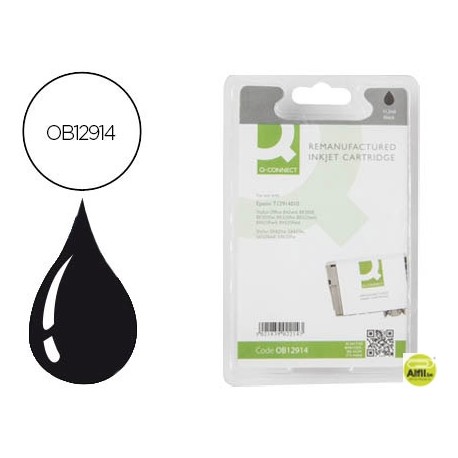 INK-JET Q-CONNECT COMPATIBLE EPSON NEGRO SX420W SX425W SX525WD SX620FW BX305F BX305FWBX320FW BX525WD