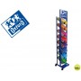 EXPOSITOR METALICO OXFORD AZUL 8 POSICIONES VACIO
