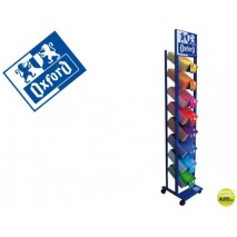 EXPOSITOR METALICO OXFORD AZUL 8 POSICIONES VACIO