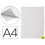 HOJA ALBUM LIDERPAPEL AUTOADHESIVA BLANCA