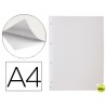 HOJA ALBUM LIDERPAPEL AUTOADHESIVA BLANCA