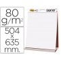 BLOC CONGRESO POST-IT LISO RECICLADO 504 X 635 MM CON 20 HOJAS