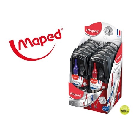 COMPAS MAPED 305811 CON ADAPTADOR Y ESTUCHE DE MINAS