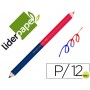 LAPICES DE COLORES LIDERPAPEL BICOLOR JUMBO