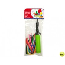 GLOBO PARA MODELAR + INFLADOR BOLSA DE 10