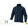 CHAQUETA DELTAPLUS POLIESTER CON CREMALLERA 3 BOLSILLOS REPELENTE AL AGUA INTERIOR POLAR AZUL-NEGRO
