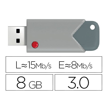 MEMORIA EMTEC FLASH USB CANDY 8 GB C800