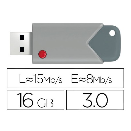 MEMORIA EMTEC FLASH USB CANDY 16 GB C800