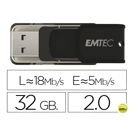MEMORIA EMTEC FLASH USB CANDY 32 GB C800