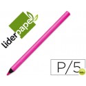 LAPICES DE COLORES LIDERPAPEL JUMBO NEON ROSA