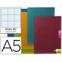 LIBRETA ESCOLAR LIDERPAPEL SCRIPTUS 48H DIN A5 RAYADO N 46 PAPEL 90 GR COLORES SURTIDOS
