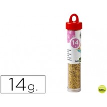 PURPURINA LIDERPAPEL FANTASIA COLOR ORO BOTE DE 14 GR