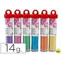 PURPURINA LIDERPAPEL FANTASIA COLORES METALICOS PASTELES BOTE DE 14 GR