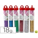 PURPURINA LIDERPAPEL FANTASIA COLORES METALICOS SURTIDOS BOTE DE 18 GR
