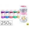 PURPURINA LIDERPAPEL FANTASIA COLORES METALICOS SURTIDOS BOTE DE 250 GR