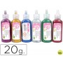 PURPURINA PEGAMENTO LIDERPAPEL FANTASIA COLORES METALICOS SURTIDOS BOTE 20 GR