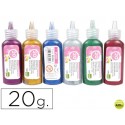PURPURINA PEGAMENTO LIDERPAPEL FANTASIA COLORES METALICOS SURTIDOS BOTE 20 GR