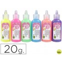PURPURINA PEGAMENTO LIDERPAPEL FANTASIA COLORES METALICOS PASTELES BOTE DE 20 GR