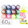 PURPURINA PEGAMENTO LIDERPAPEL FANTASIA COLORES METALICOS SURTIDOS BOTE DE 60 GR