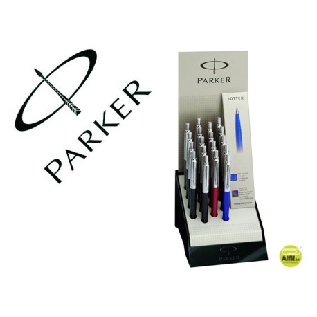 BOLIGRAFO PARKER JOTTER SPECIAL EXPOSITOR DE 15 + 3 UNIDADES SIN CARGO COLORES SURTIDOS