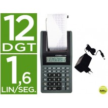 CALCULADORA CITIZEN IMPRESORA PANTALLA PAPEL CX-77BN 12 DIGITOS CON ADAPTADOR INCORPORADO