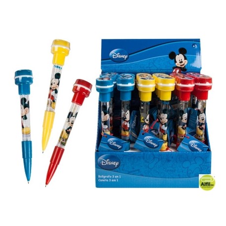 BOLIGRAFO ANADEL 3 EN 1 MICKEY MODELOS SURTIDOS