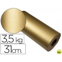 PAPEL FANTASIA KRAFT HAVANA FRECH ORO BOBINA 31 CM 3,5 KG