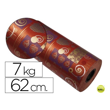 PAPEL FANSTASIA KRAFT HAVANA TODO EL AÑO BOBINA 62 CM 7 KG
