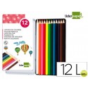 LAPICES DE COLORES LIDERPAPEL CAJA METALICA DE 12 COLORES