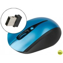 RATON Q-CONNECT OPTICO 1000 DPI INALAMBRICO NANO RECEPTOR USB 2,4 GHZ