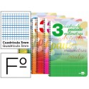 BLOC ESPIRAL LIDERPAPEL FOLIO INSPIRE TAPA EXTRADURA 80H 70 G CUADRICULADO PAUTADO 3 MM CON MARGEN C