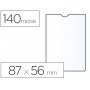FUNDA PORTADOCUMENTO ESSELTE PLASTICO TRANSPARENTE 140 MICRAS TAMAÑO 87X56 MM