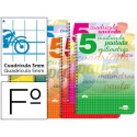 BLOC ESPIRAL LIDERPAPEL FOLIO INSPIRE TAPA EXTRADURA 80H 70 G CUADRICULADO PAUTADO 5 MM CON MARGEN C
