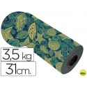 PAPEL FANTASIA KRAFT 4266 HAVANA MOTIVO NAVIDAD BOBINA 31 CM 3,5 KG